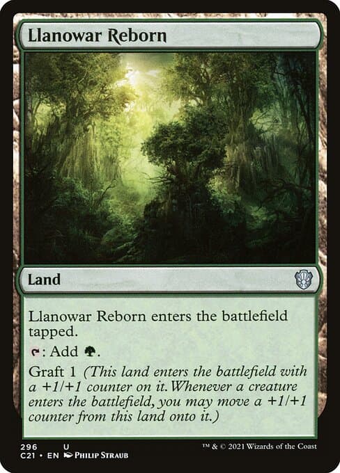 Llanowar Reborn from Commander 2021 (Uncommon)