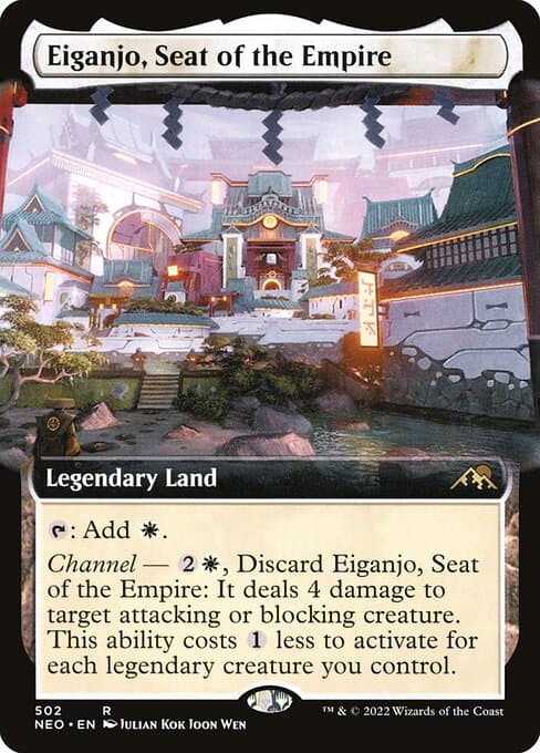 Eiganjo, Seat of the Empire from Kamigawa: Neon Dynasty (Rare)