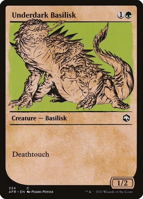 Underdark Basilisk from Adventures in the Forgotten Realms (Common)