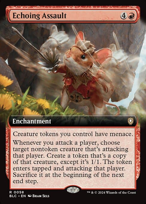 Echoing Assault from Bloomburrow Commander (Rare)
