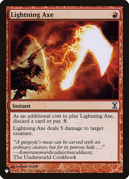 Lightning Axe from The List (Common)