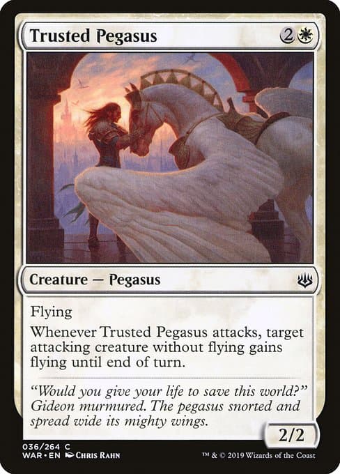 Trusted Pegasus from War of the Spark (Common)