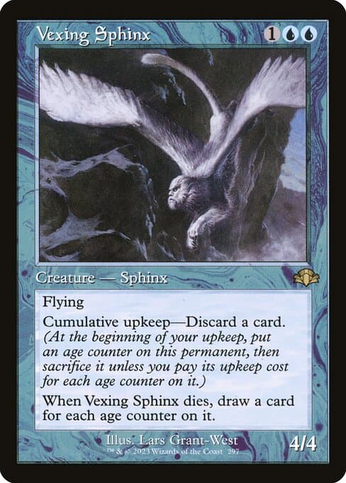 Vexing Sphinx from Dominaria Remastered (Rare)