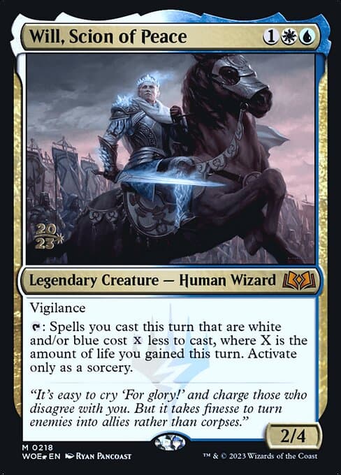 Will, Scion of Peace from Wilds of Eldraine Promos (Mythic)