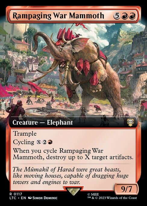 Rampaging War Mammoth from Tales of Middle-earth Commander (Rare)