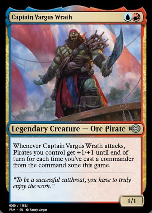 Captain Vargus Wrath from Magic Online Promos (Uncommon)