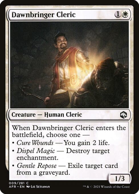 Dawnbringer Cleric from Adventures in the Forgotten Realms (Common)