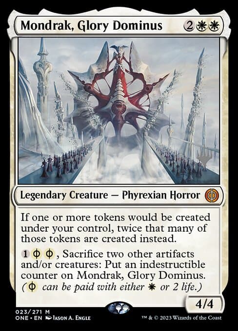 Mondrak, Glory Dominus from Phyrexia: All Will Be One Promos (Mythic)