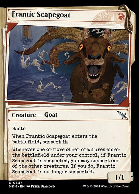 Frantic Scapegoat from Murders at Karlov Manor (Uncommon)