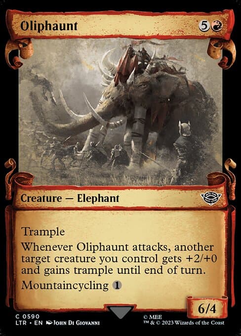 Oliphaunt from The Lord of the Rings: Tales of Middle-earth (Common)