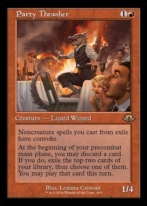 Party Thrasher from Modern Horizons 3 (Rare)