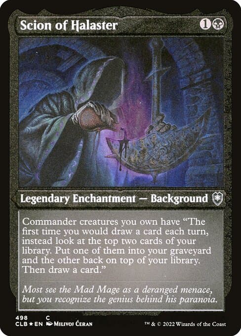 Scion of Halaster from Commander Legends: Battle for Baldur's Gate (Common)