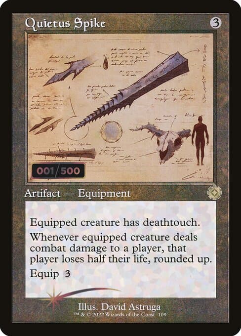 Quietus Spike from The Brothers' War Retro Artifacts (Rare)