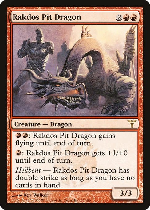 Rakdos Pit Dragon from Dissension (Rare)