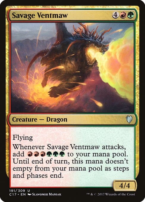 Savage Ventmaw from Commander 2017 (Uncommon)