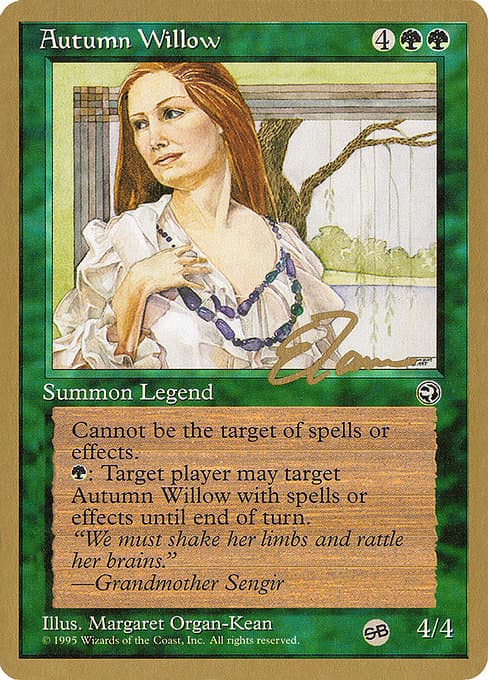 Autumn Willow from Pro Tour Collector Set (Rare)