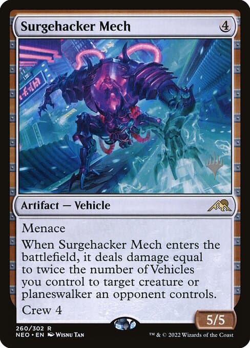 Surgehacker Mech from Kamigawa: Neon Dynasty Promos (Rare)