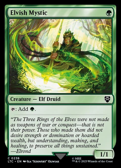 Elvish Mystic from Tales of Middle-earth Commander (Common)