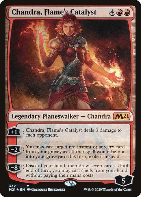 Chandra, Flame's Catalyst from Core Set 2021 (Mythic)