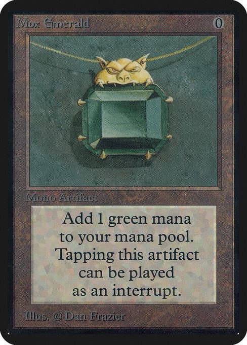 Mox Emerald from Limited Edition Alpha (Rare)