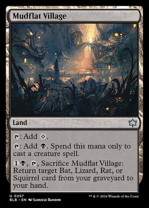 Mudflat Village from Bloomburrow (Uncommon)