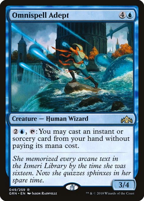 Omnispell Adept from Guilds of Ravnica (Rare)