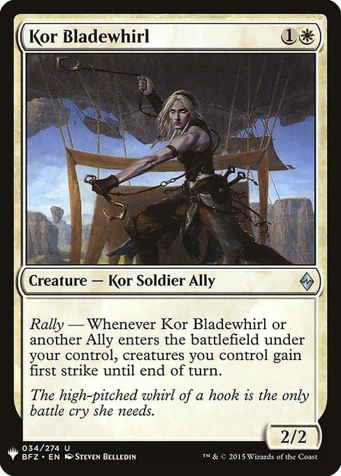 Kor Bladewhirl from The List (Uncommon)