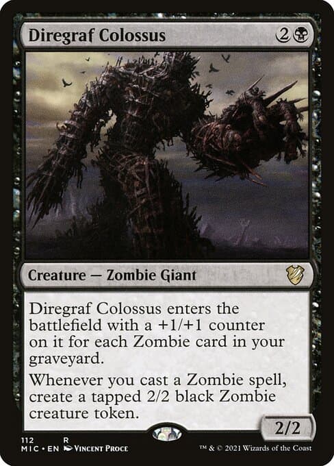 Diregraf Colossus from Midnight Hunt Commander (Rare)