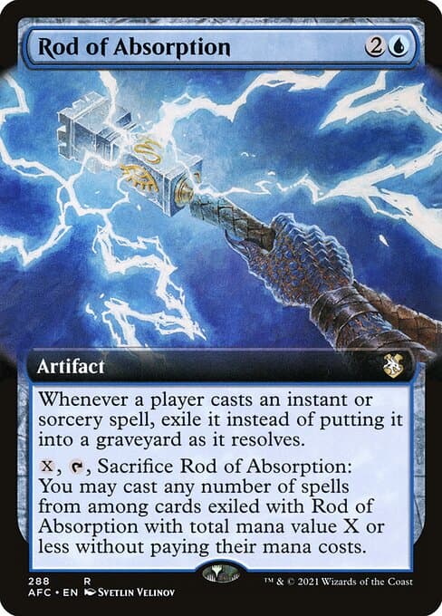 Rod of Absorption from Forgotten Realms Commander (Rare)