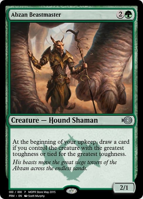 Abzan Beastmaster from Magic Online Promos (Uncommon)