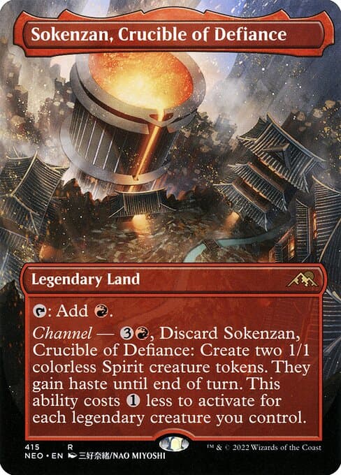 Sokenzan, Crucible of Defiance from Kamigawa: Neon Dynasty (Rare)