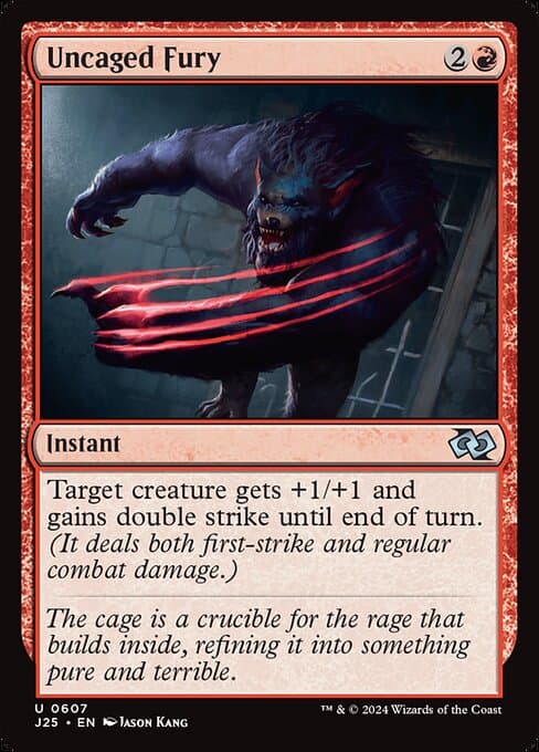 Uncaged Fury from Foundations Jumpstart (Uncommon)