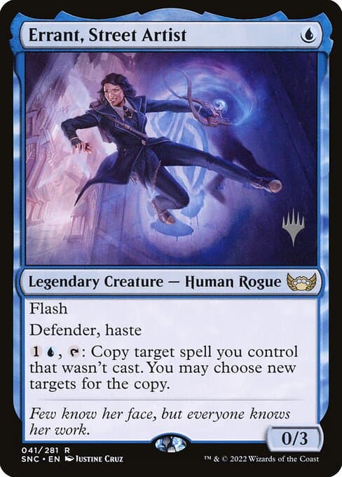 Errant, Street Artist from Streets of New Capenna Promos (Rare)