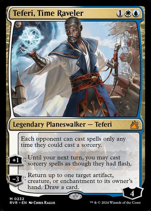 Teferi, Time Raveler from Ravnica Remastered (Mythic)