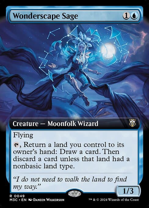 Wonderscape Sage from Modern Horizons 3 Commander (Rare)