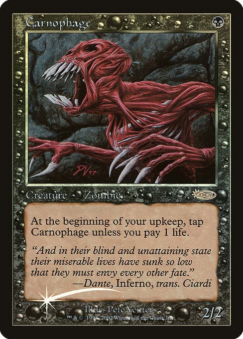 Carnophage from Friday Night Magic 2001 (Rare)