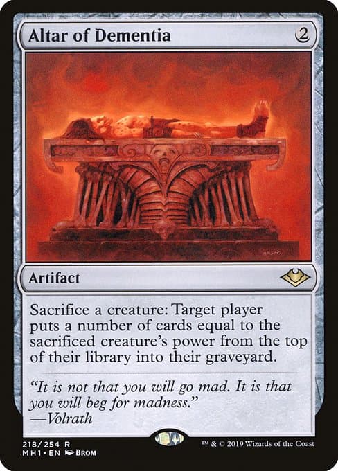 Altar of Dementia from Modern Horizons (Rare)