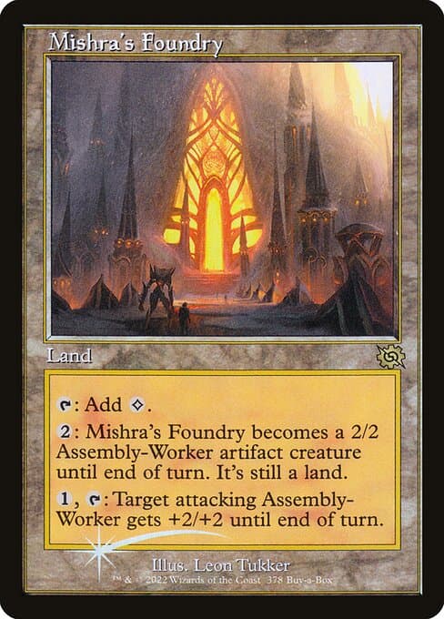 Mishra's Foundry from The Brothers' War (Rare)