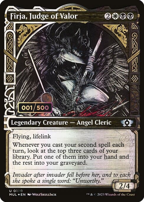 Firja, Judge of Valor from Multiverse Legends (Uncommon)