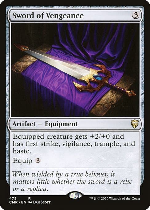 Sword of Vengeance from Commander Legends (Rare)