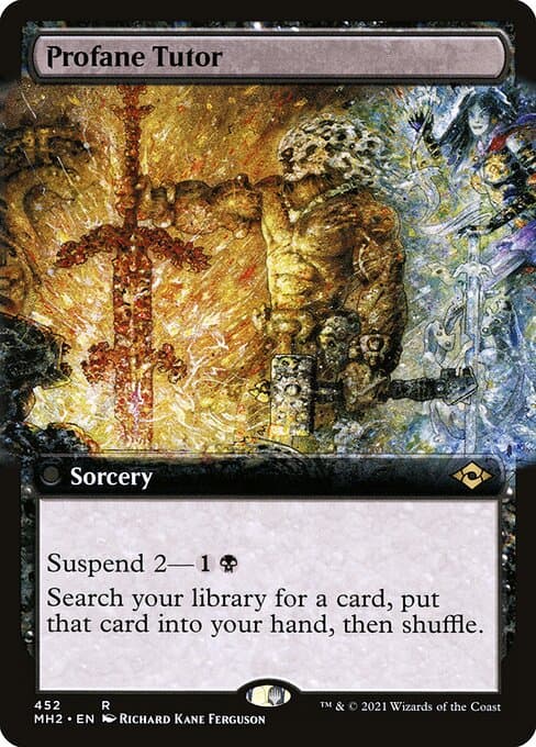 Profane Tutor from Modern Horizons 2 (Rare)