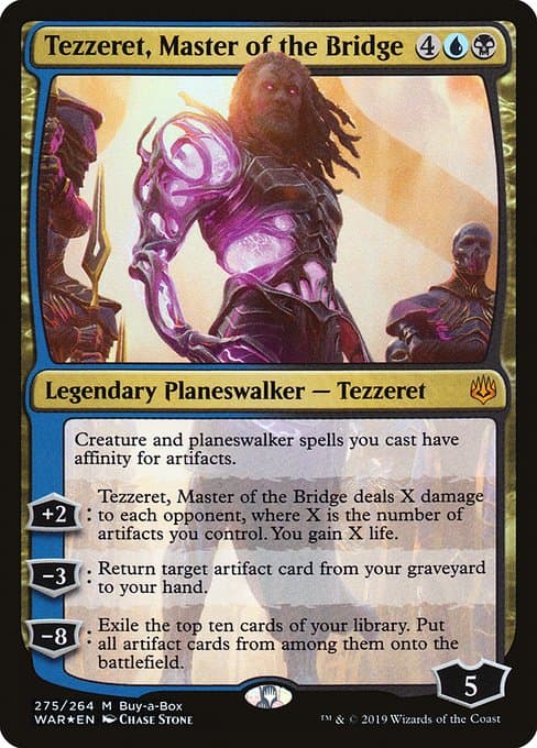 Tezzeret, Master of the Bridge from War of the Spark (Mythic)