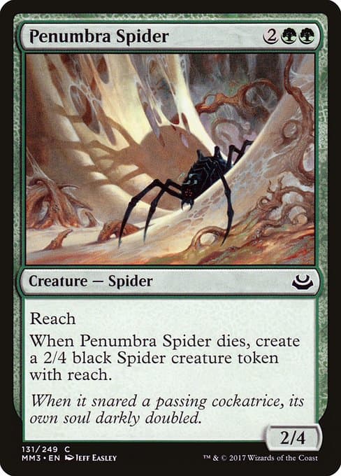 Penumbra Spider from Modern Masters 2017 (Common)