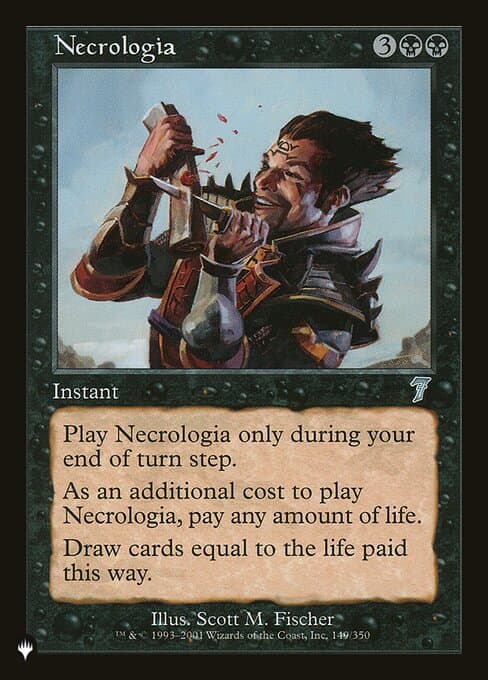 Necrologia from The List (Uncommon)