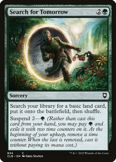 Search for Tomorrow from Commander Legends: Battle for Baldur's Gate (Common)