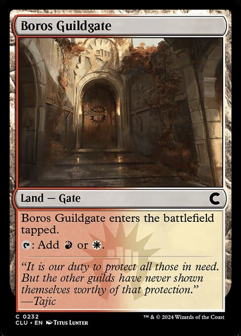 Boros Guildgate from Ravnica: Clue Edition (Common)