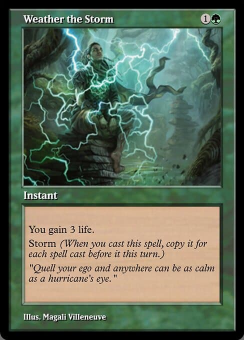 Weather the Storm from Magic Online Promos (Rare)