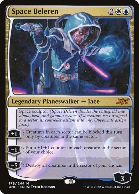 Space Beleren from Unfinity (Mythic)