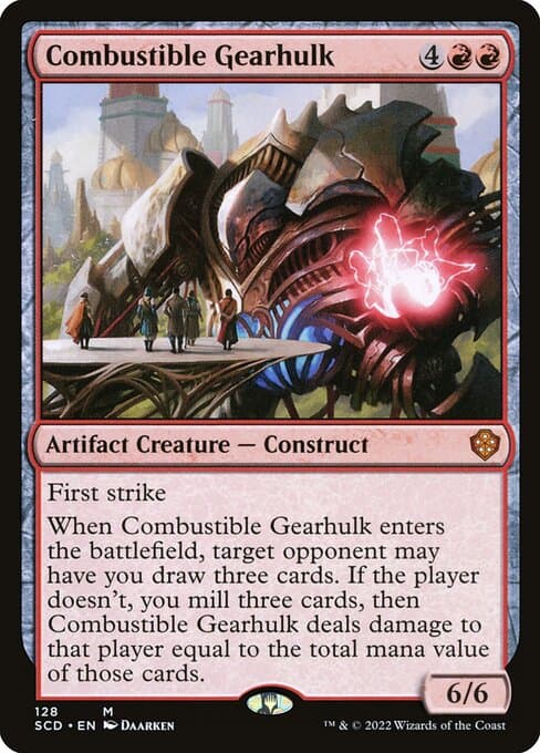 Combustible Gearhulk from Starter Commander Decks (Mythic)