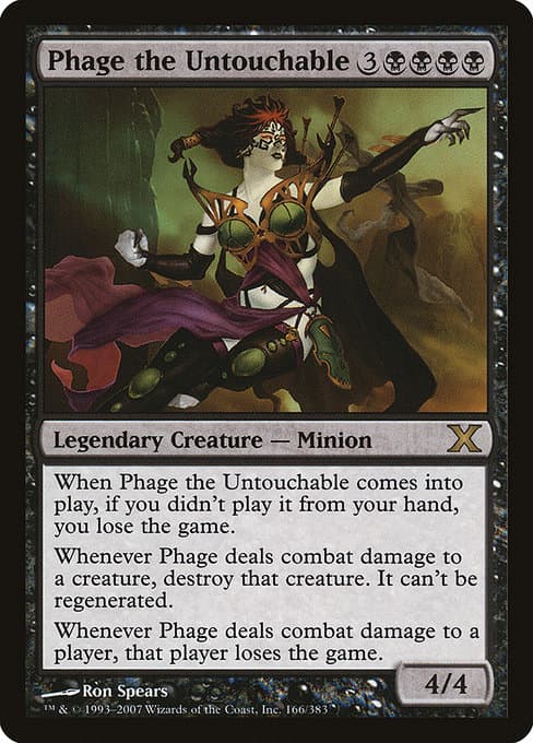 Phage the Untouchable from Tenth Edition (Rare)